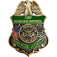 GL5-001 CBP Border Patrol Agent Thin Green Line Flag Challenge Coin BPA Proverbs picture