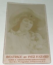 Rare Antique American Theatrical Art Advertising Star Beatrice Cabinet Photo NY picture