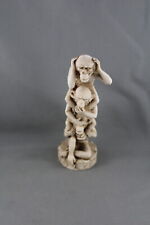 Resin Figurine - 3 Wise Monkey Tower - Cast Figurne picture