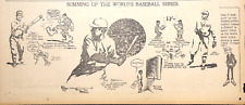 1912 Sports Page - Robert Ripley Illustration - Giants - Red Sox World Series picture