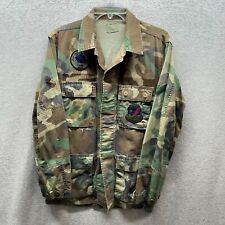 Military Jacket Mens Small Green Brown Camouflage 8415-01 Field USAF Air Force 1 picture