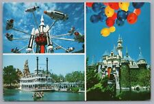 Disneyland Happiest Place On Earth Multi-View 4x6 Postcard picture