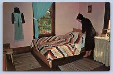 Arcola IL Illinois Postcard Greetings From Rockome Amish Blanket picture