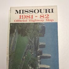 1981-82 Official State Issue Road Map Of Missouri picture