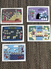 1989 Nintendo Game Scratch-Off Collectible Cards, 9 Card Lot picture