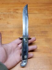 WWII WESTERN BOULDER COLO. PAT. NO 1,967,479 FIGHTING KNIFE RARE HANDLE 10