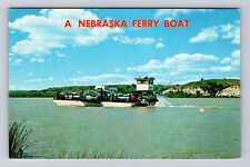 NE-Nebraska, Lewis And Clark Lake, Ferry Boat, Antique Souvenir Vintage Postcard picture