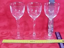 3 Lenox Elegance Wine glasses 7 1/2