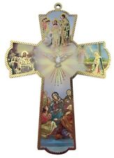The Annunciation of Our Lady with Holy Dove Wooden Wall Cross Crucifix (6 Inch) picture