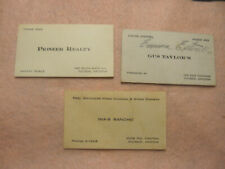 TUCSON (2) & PHOENIX (1) ARIZONA VINTAGE BUSINESS CARDS + A BANK DEPOSIT  CARD picture
