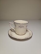 Noritake Ivory China 7548 Pair Of Tea Cups And Saucers A195 picture