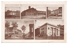 Vintage Worcester Massachusetts Postcard c1909 Multi Scene Emerson's Publishing picture