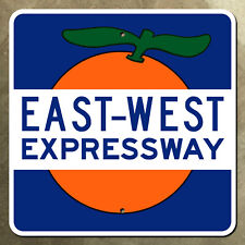 Florida East-West Expressway highway marker road sign Orlando orange 18x18 picture