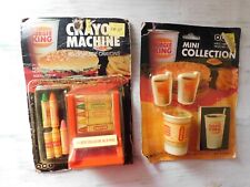 1982 Burger King advertising Crayon Machine + Mini Collection in packages picture