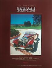 Mercedes Benz 540K Special Roadster Vintage Poster Newport Concours Bergandi picture