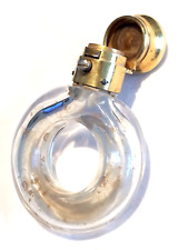Rare Antique Silver Gilt Top Ring Scent Perfume Vinaigerette Bottle picture
