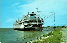 SS Delta Queen Modern Passenger Steamer Boat Anchors Fort Madison Iowa Postcard picture