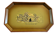 Tray Greensburg Kentucky KY Courthouse NASHCO Handpainted Signed Phillips Vtg picture