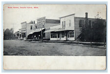 c1940's Main Street Swartz Creek Michigan MI Antique Unposted Postcard picture
