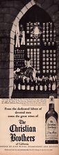 1958 The Christian Brothers Wines Champagnes and Brandy Print Ad picture