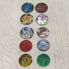 Pokemon Genuine Plastic POGS CHIPS COINS Lot of 10 Wizard Pikachu picture