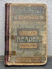 Antique 1879 McGuffey's First Eclectic Reader Revised Edition HC picture