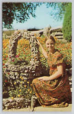Greetings From Rockome Gardens Arcola Illinois IL Postcard Old Bagdad Town Girl picture