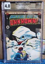 1950 ACG Adventures Into The Unknown 9 CGC 4.0 Promise Collection Pedigree PCH picture
