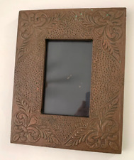 Very Attractive Vintage Copper Textured Picture Frame for 3.5  x4.5 Photo picture