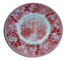 Wedgewood England Red Plate Rosalie State Shrine Plate Natchez Mississippi 11 In picture