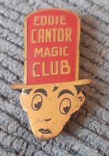 Eddie Cantor Magic Club Pin Pinback 1930's picture