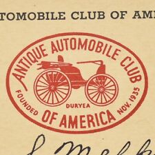 1954 Antique Automobile Club AACA Membership Mihran Melkonian Iroquois New York picture