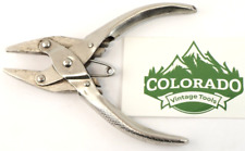 5” Vigor Flat Tip Parallel Jaw Pliers / Colorado Vintage Tools picture