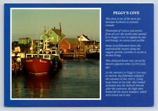 Vintage Postcard Peggy's Cove Harbour Nova Scotia picture