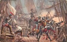 Tuck Postcard Deeds Of British Heroism 9132 The Armada W.H. Overend picture