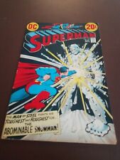 Superman #266 Doctor Phoenix/Abominable Snowman Steve Lombard (Aug 1973 DC) VG- picture