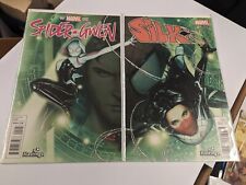 Spider-Gwen & Silk #1  Hastings / Connecting covers  / 2015 / JTC Covers / HTF  picture