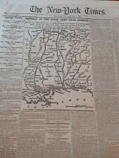 Civil War Newspapers- RETREAT OF THE REBEL ARMY FROM CORINTH, FUGITIVE SLAVE LAW picture
