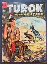 Four Color #596 1st Appearance Turok Son of Stone Dell Comics 1954 picture
