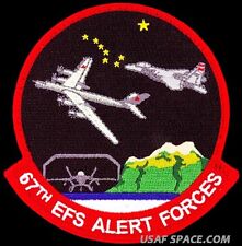 USAF 67th EXPEDITIONARY FIGHTER SQUADRON - ALERT FORCE - ORIGINAL VEL PATCH picture