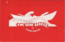 Newport Beach, CA: The Crab Cooker - Vintage California Restaurant Postcard picture