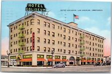 Hotel Coliseum, Los Angeles California postcard E. C. Kropp 20922N picture
