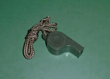 US Military Issue OD Green Whistle with Lanyard 8310-00-526-1110 picture