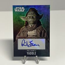 Star Wars Evolution 2016 Autograph Card Phil Eason as Yaddle picture