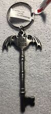 Disney Parks Haunted Mansion Bat Wing Metal Keychain picture
