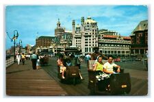 Postcard Rolling Chairs, Atlantic City NJ 1956 E20 picture