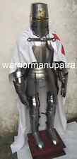 Medieval Wearable Suit Of Armor Crusader Adult Full Body Steel Armour Costume picture