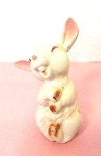 Lefton Laughing White Bunny Rabbit Figurine # 8285 picture