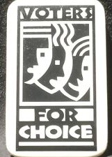 Rare 1990s Voters for Choice button picture