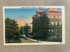 Postcard Syracuse NY New York Syracuse University Campus Vintage 1942 PC picture